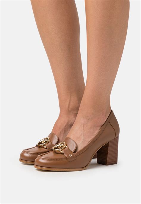 michael kors loafers heel|Michael Kors rory heeled loafer.